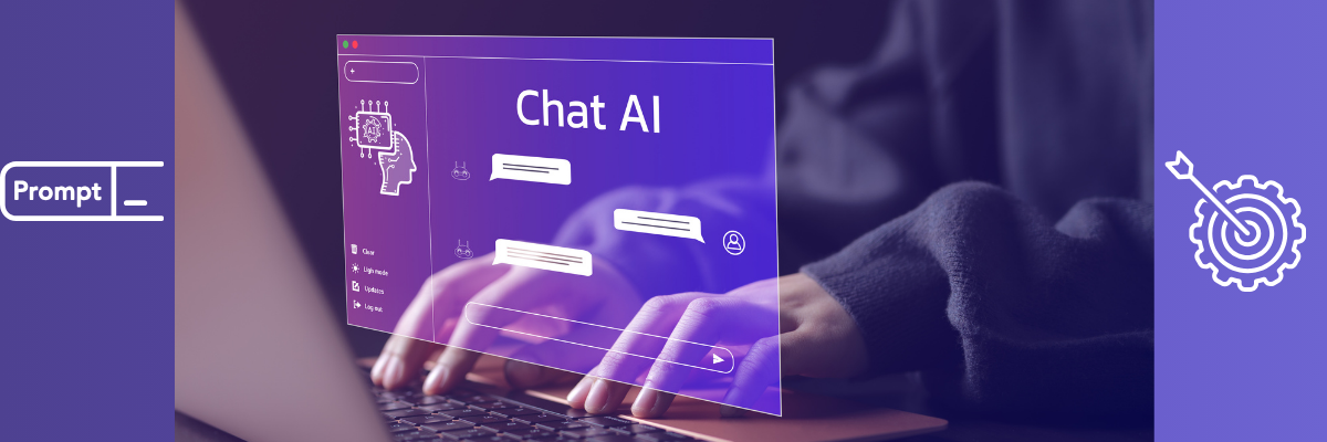 Person using Chat AI to refine prompt instructions for better responses