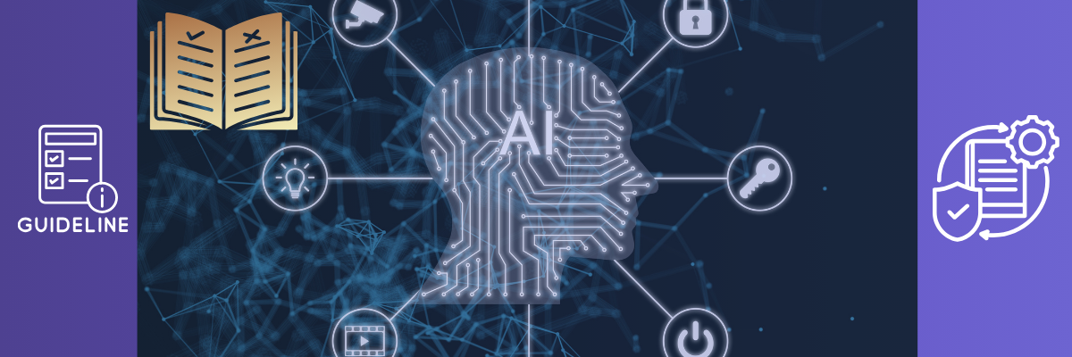 גרפיקה המציגה ראש דיגיטלי עם חיבורי בינה מלאכותית וסמלים של חוקים, מנעול ומפתח, לצד אייקונים של מסמכים ומדריכים – המחשה ויזואלית ל-System Prompt כשכבת-על של הנחיות וכללים שמכוונים את המודל.